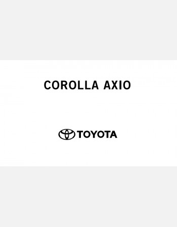 toyota axio hybrid 2019-2020 owners manual in english
